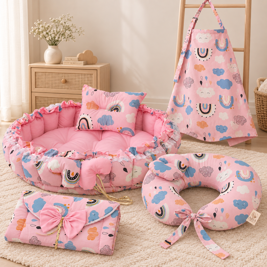 Pink Rainbow _ Round Set