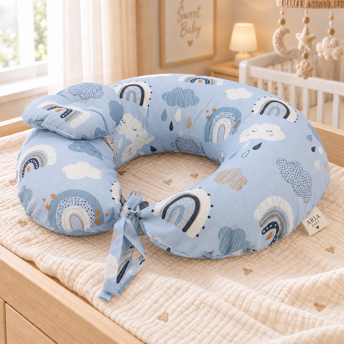 Blue Rainbow _ Nursing Pillow