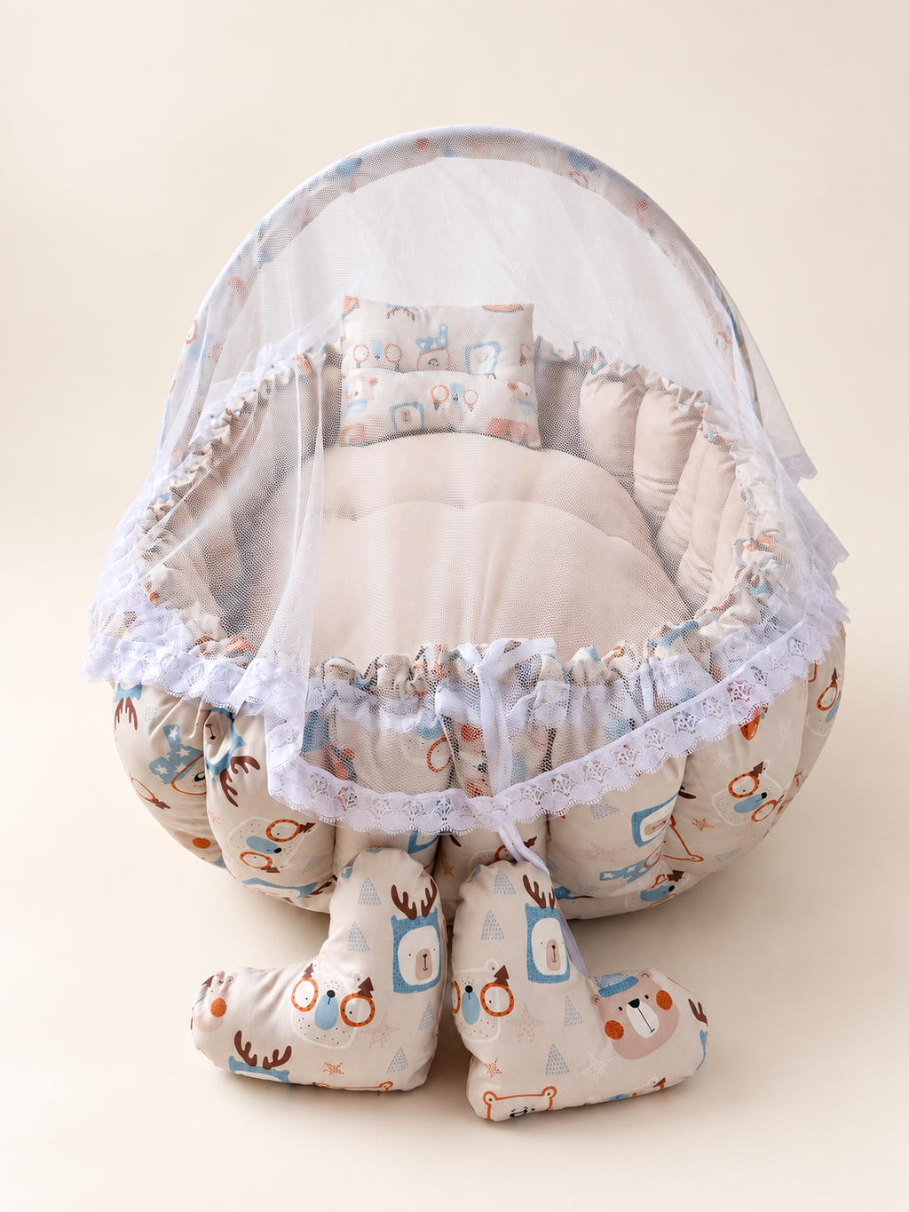 Cute Beige _ Oval Baby Nest
