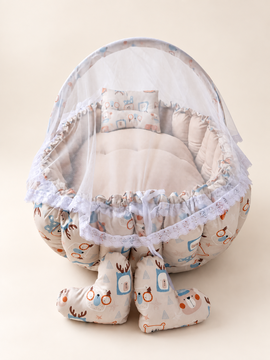 Cute Beige _ Oval Baby Nest