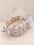 Banda Beige _ Oval Baby Nest