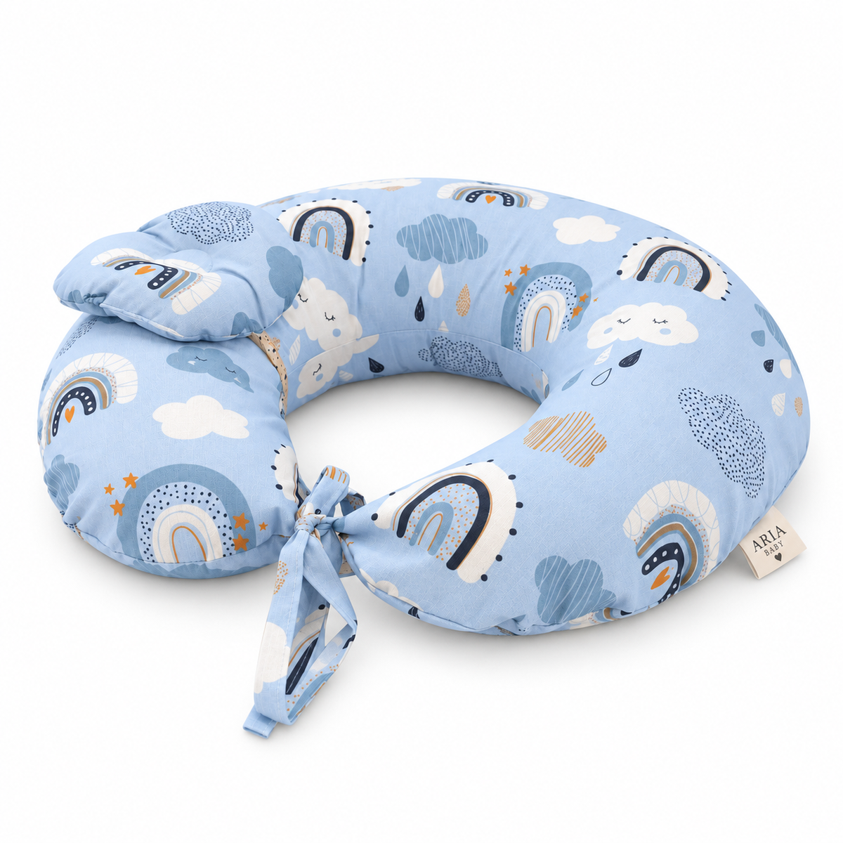 Dark Blue Rainbow _  Nursing Pillow