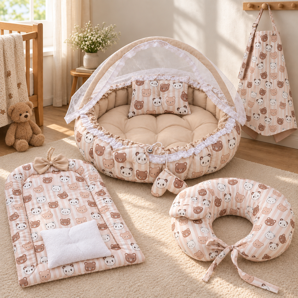 Banda Beige _ Round  Set