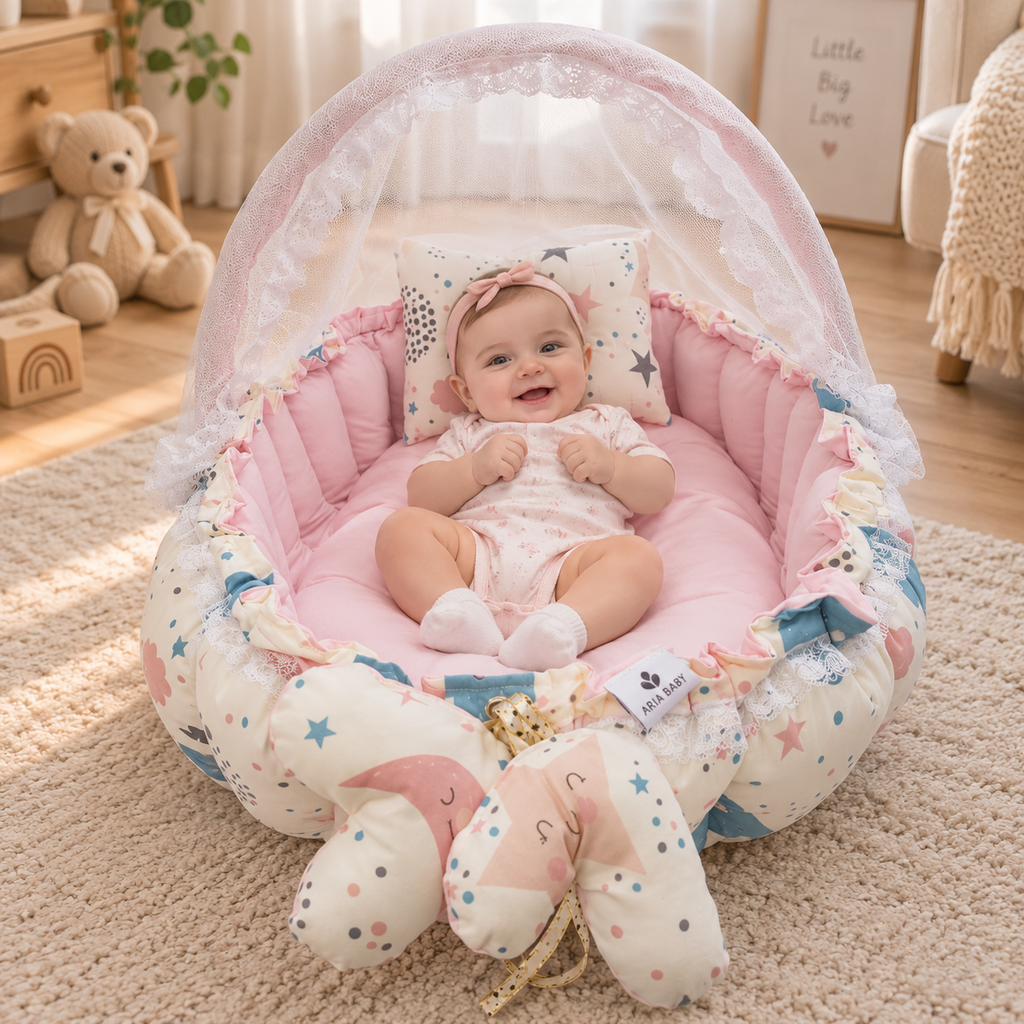 Rosy Sky _ Oval Baby Nest