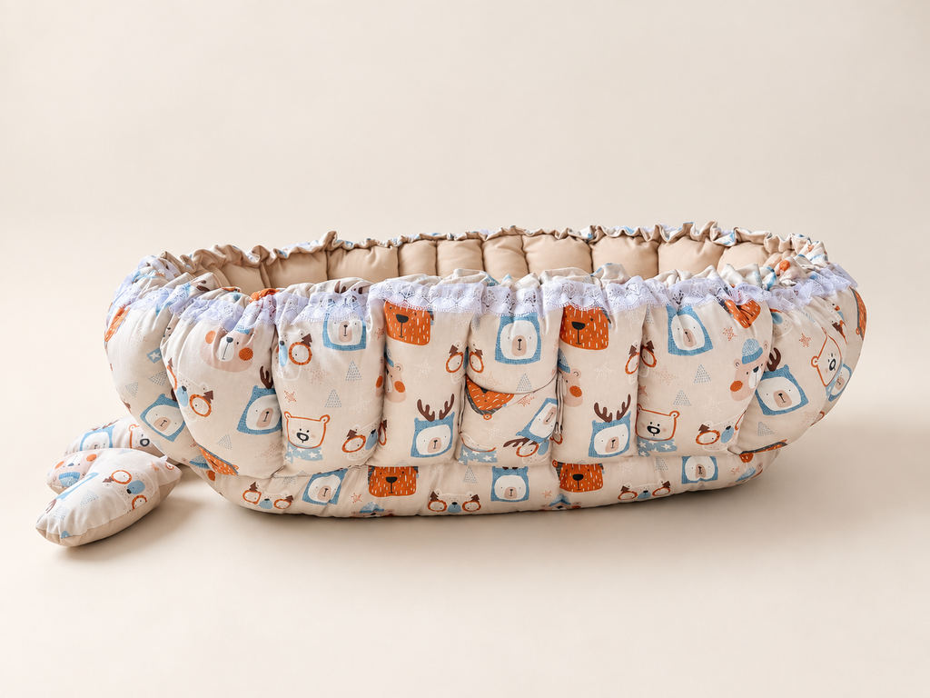 Cute Beige _ Oval Baby Nest