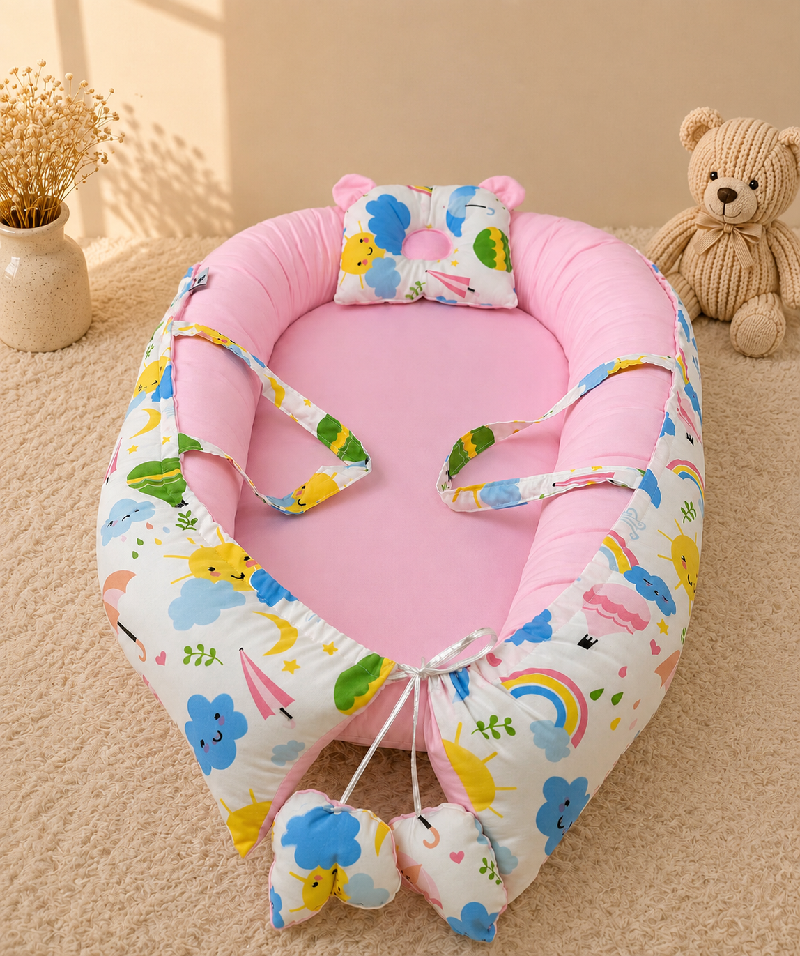 Pink Sky _ Support Baby Nest