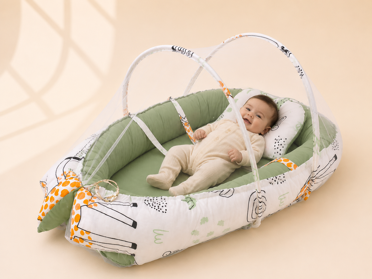 Giraffe Green _ Support Baby Nest