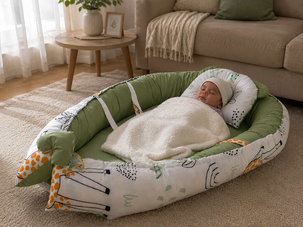 Giraffe Green _ Support Baby Nest