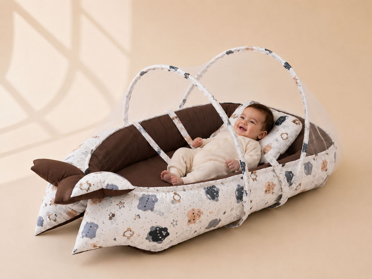 Brown Cat - Support Baby Nest