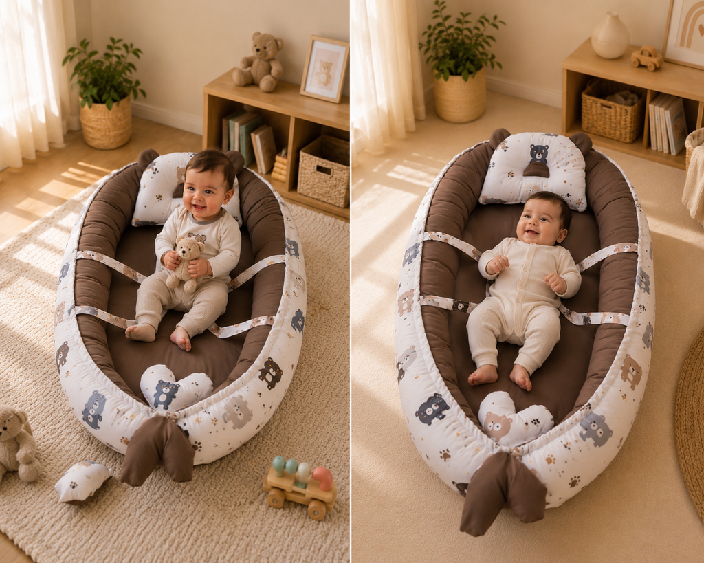 Brown Cat - Support Baby Nest