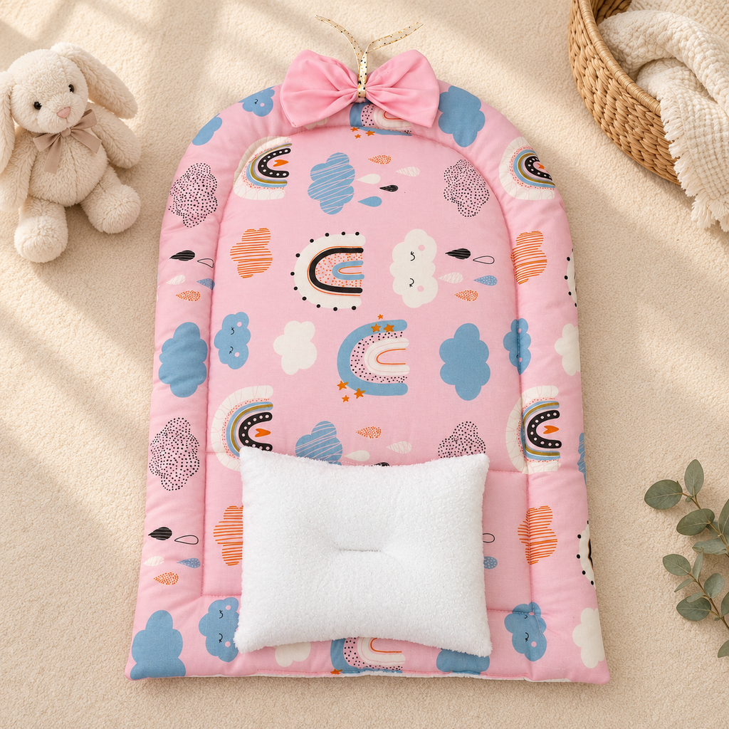 Pink Rainbow _ Changing Mat
