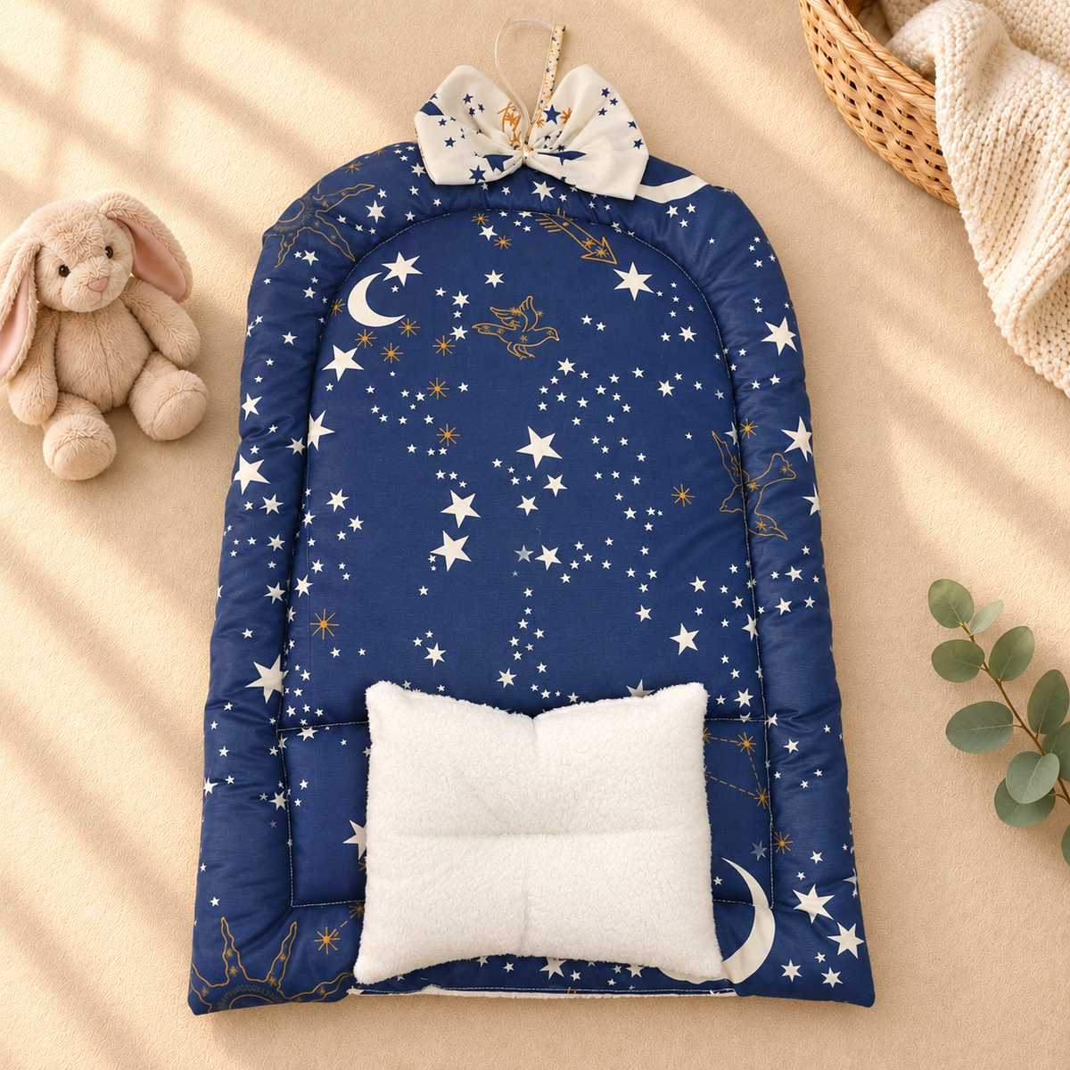 Navy stars _ Changing Mat