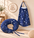 Navy Stars _ Nursing Comfort set