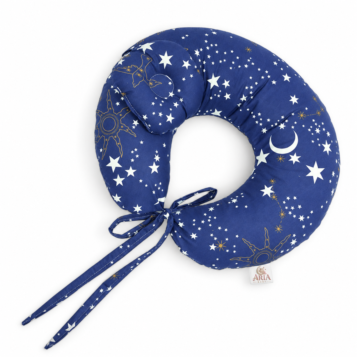 Navy Stars _ Nursing Pillow