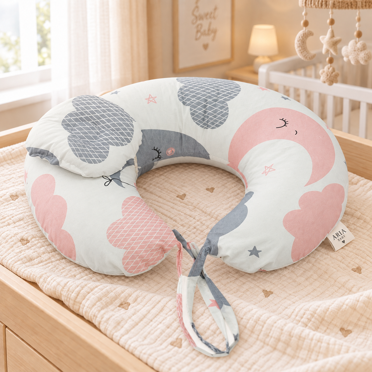 Pastel Clouds  _ Nursing pillow