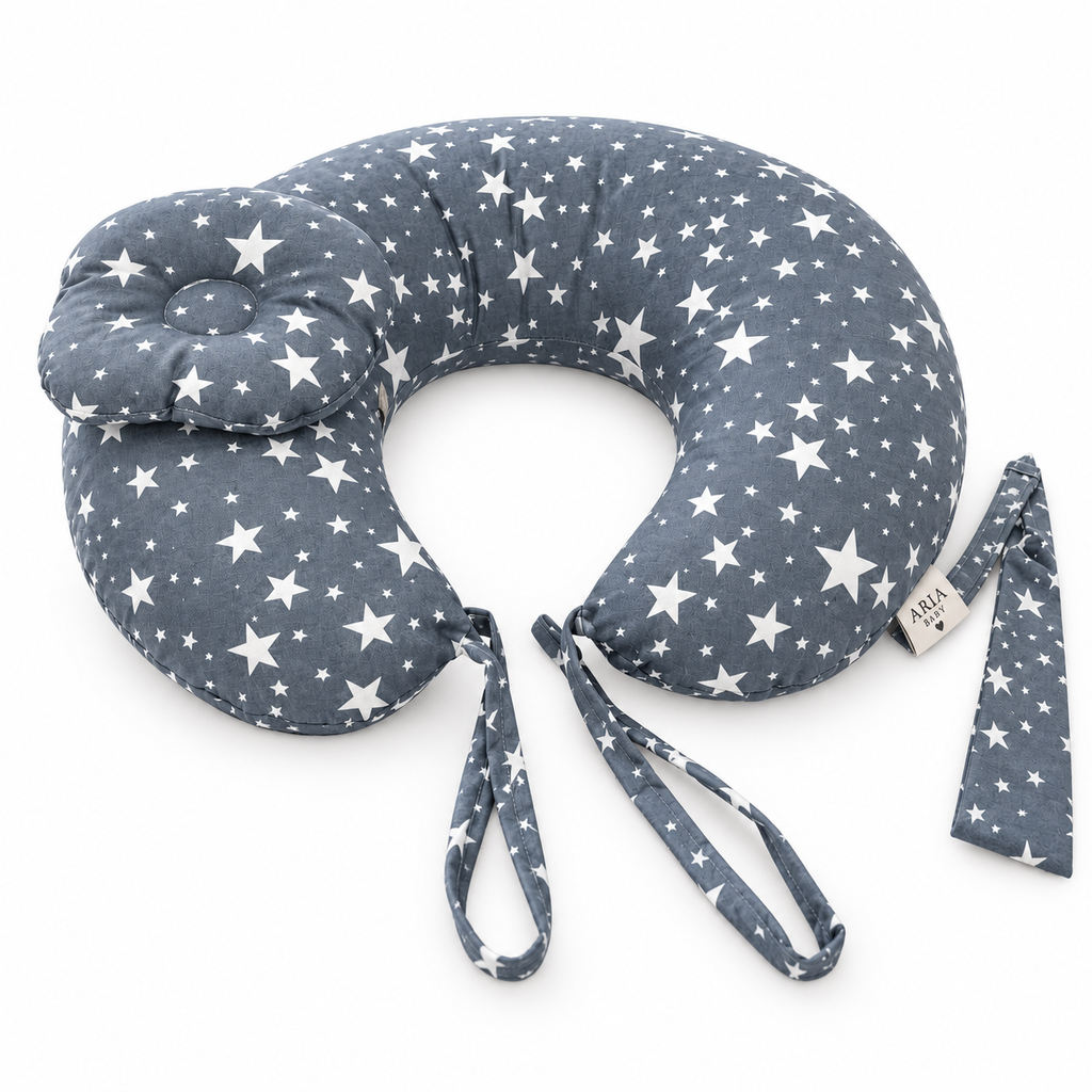 Gray stars _ Nursing Pillow