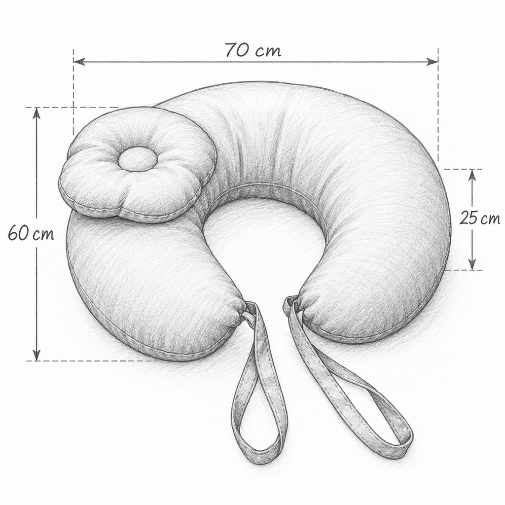 Pastel Clouds  _ Nursing pillow