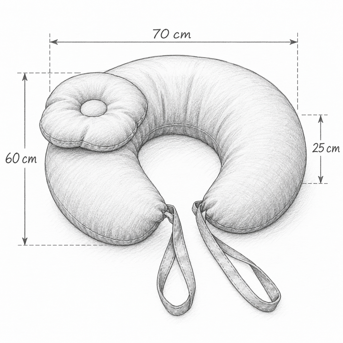 Banda Beige _  Nursing Pillow