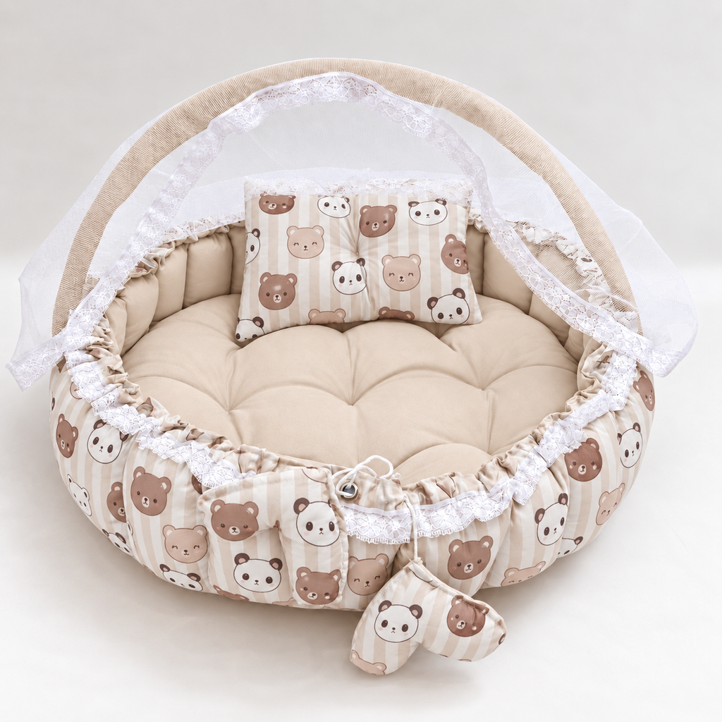 Banda Beige _ Round Baby Nest