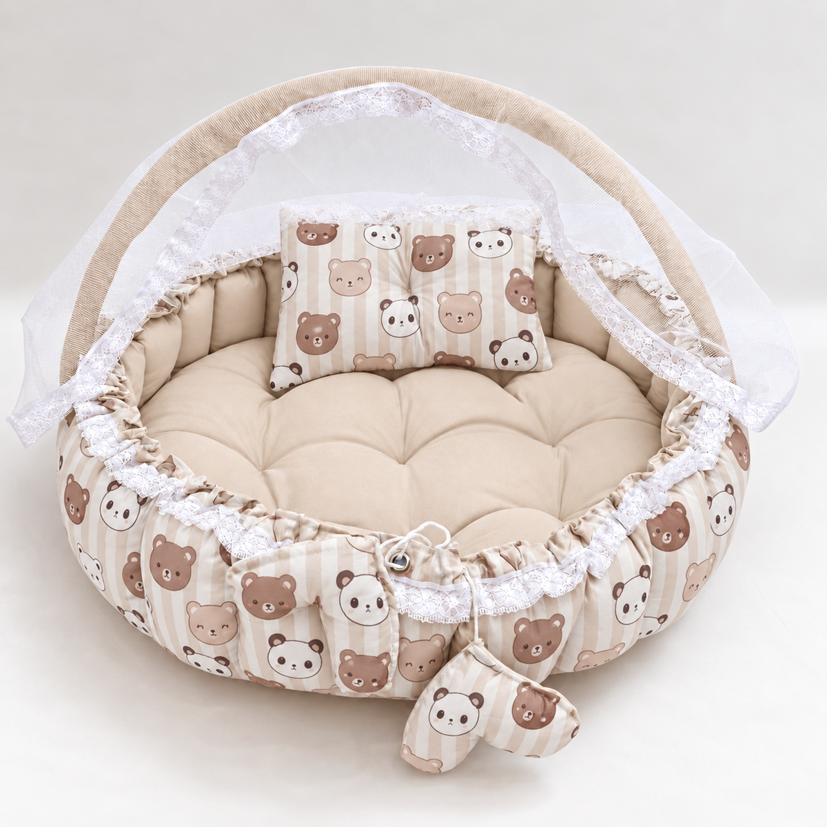 Banda Beige _ Round Baby Nest
