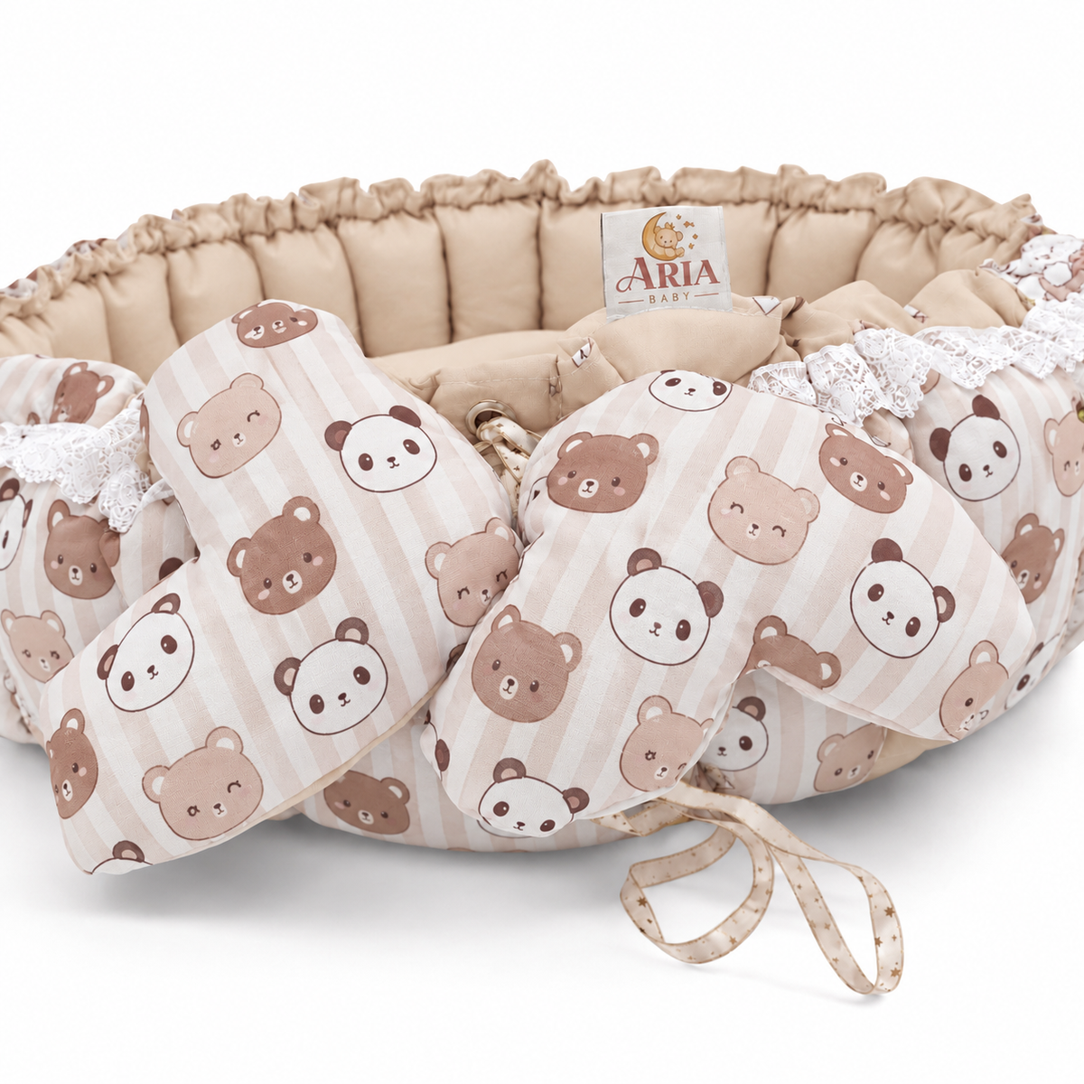 Banda Beige _ Round Baby Nest