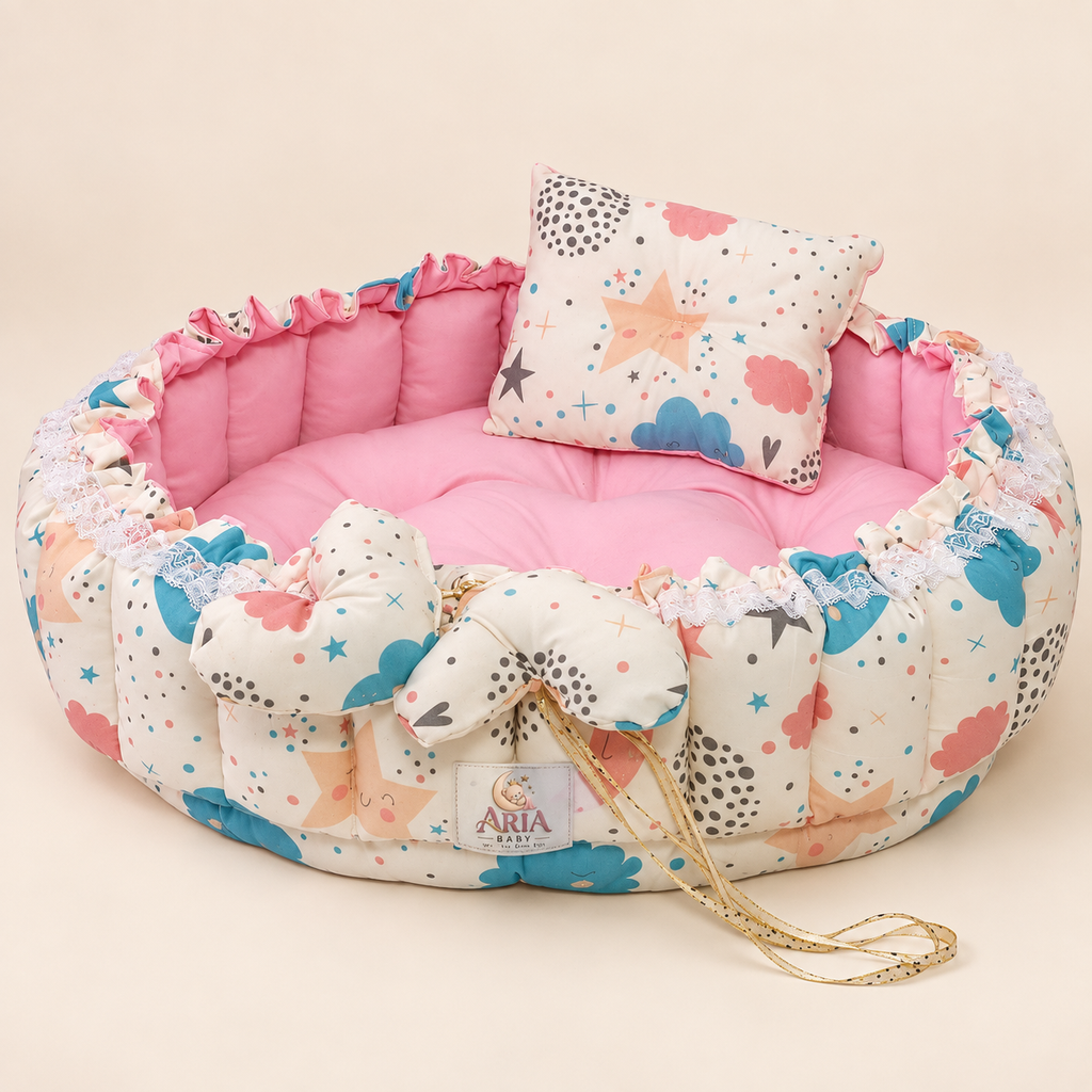 Rosy Sky _ Round Baby Nest