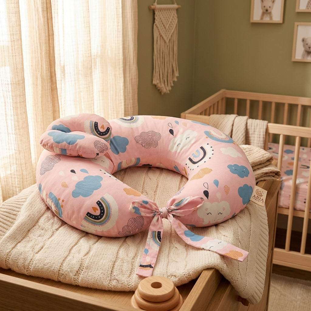 Pink Rainbow _ Nursing Pillow
