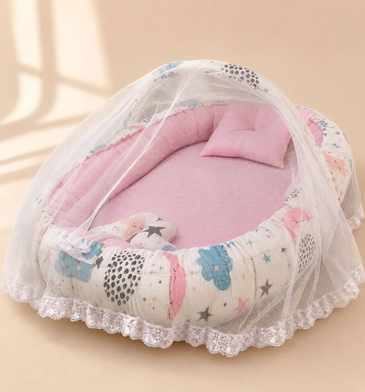Rosy Sky _ Long Baby Nest