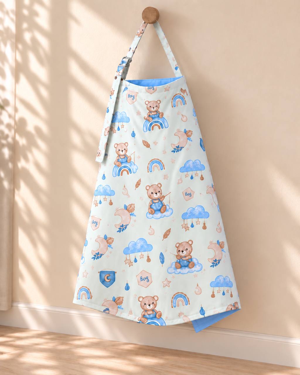 Blue Bear_ Nursing Cover