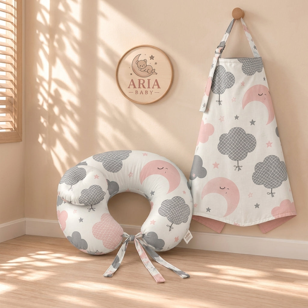 Pastel cloudy _ Nursing Comfort Set
