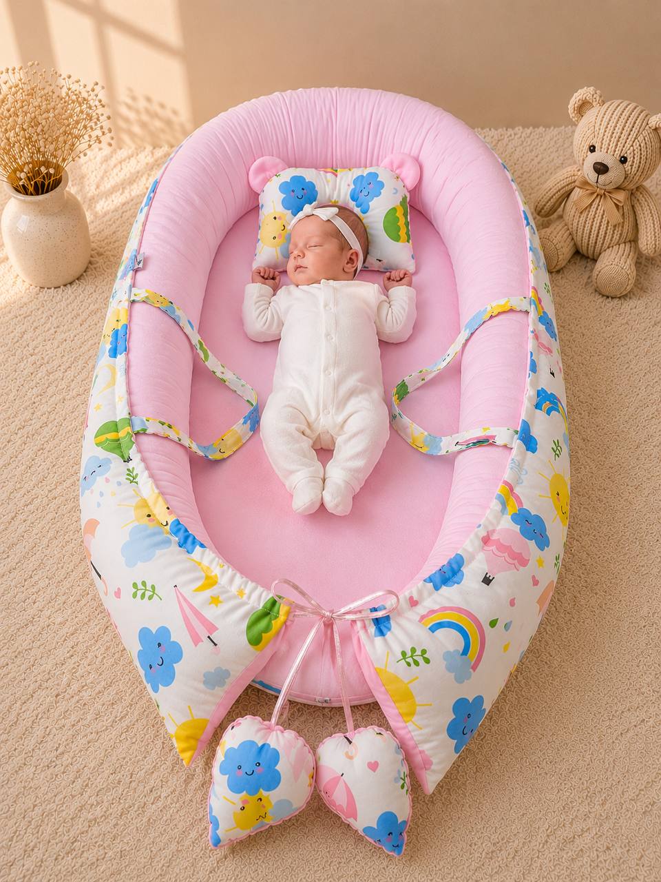 Pink Sky _ Support Baby Nest