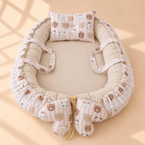 Banda Beige _ Long Baby Nest