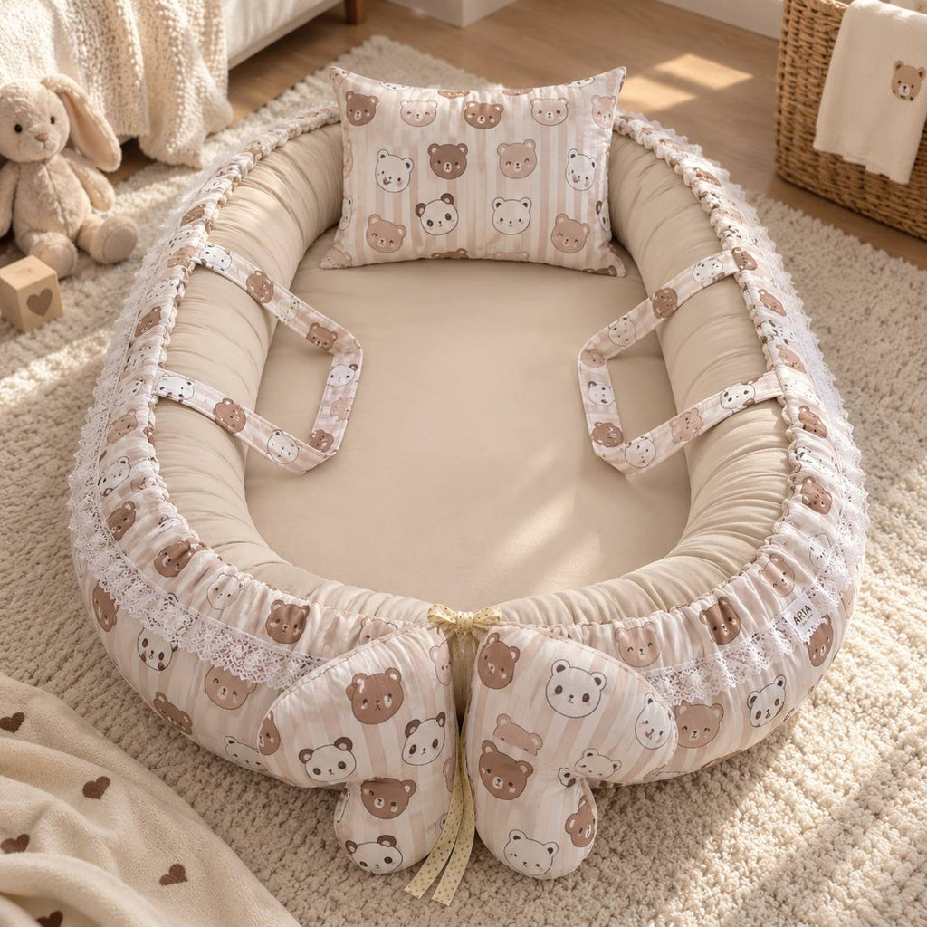 Banda Beige _ Long Baby Nest
