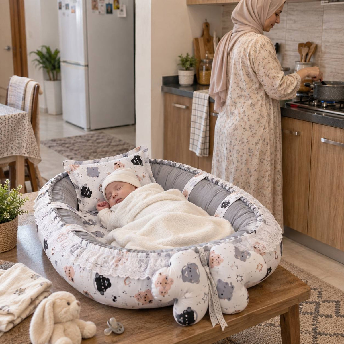 Cute Cat _ Long Baby Nest