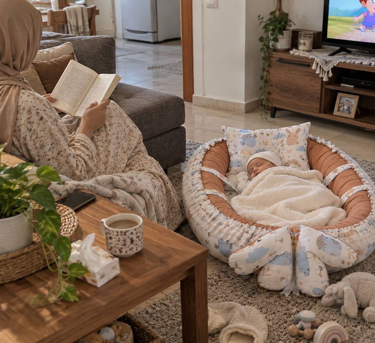 Cozy Owl _ Long Baby Nest